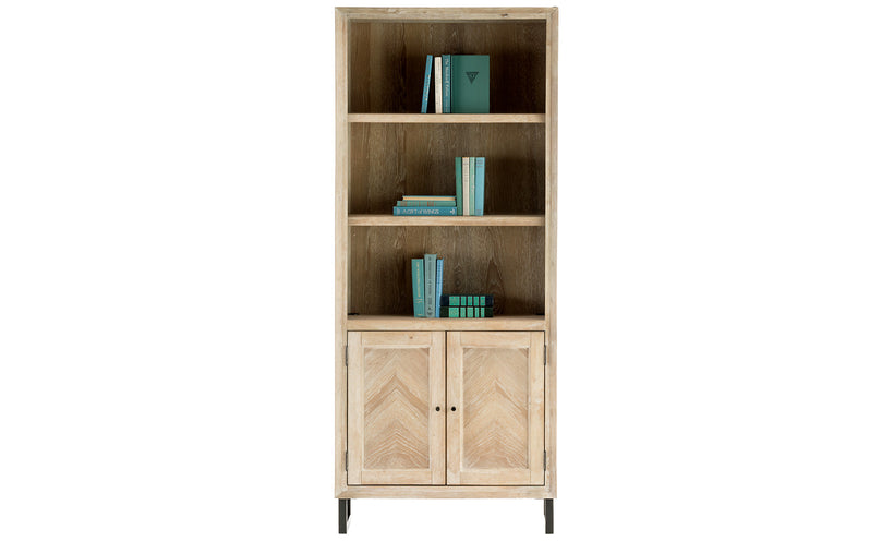 Harper Point Khaki Bookcase